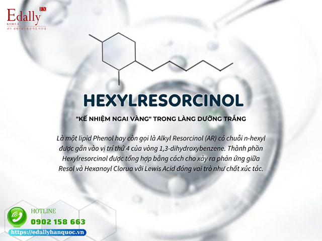 Hexylresorcinol - Kẻ kế nhiệm ngai vàng trong làng dưỡng trắng da