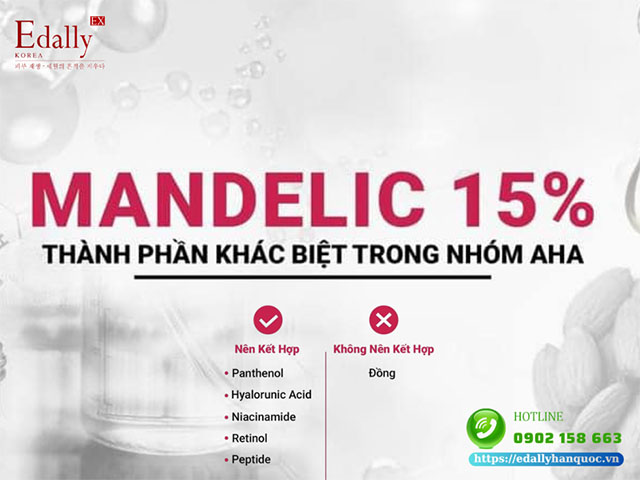 Mandelic acid - Thành phần khác biệt trong nhóm AHA