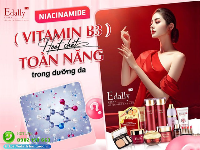 Làm đẹp đúng cách với hoạt chất Niacinamide (vitamin B3) - Hoạt chất toàn năng trong dưỡng da