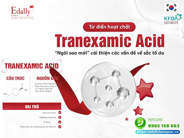 Tranexamic Acid (TXA) - Hoạt chất xóa mờ thâm nám an toàn và hiệu quả hơn cả Hydroquinone