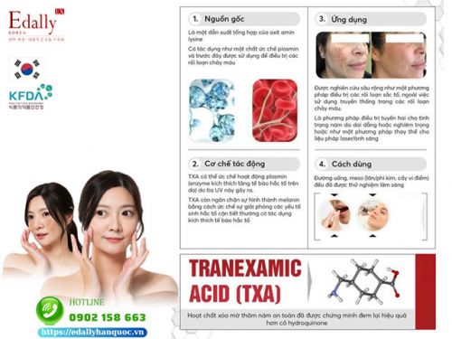 Khả Năng Điều Trị Nám Da Của Tranexamic Acid (TXA) 