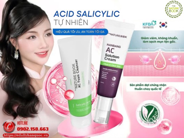 Acid Salicylic tự nhiên: An toàn, êm dịu cho làn da khỏe đẹp