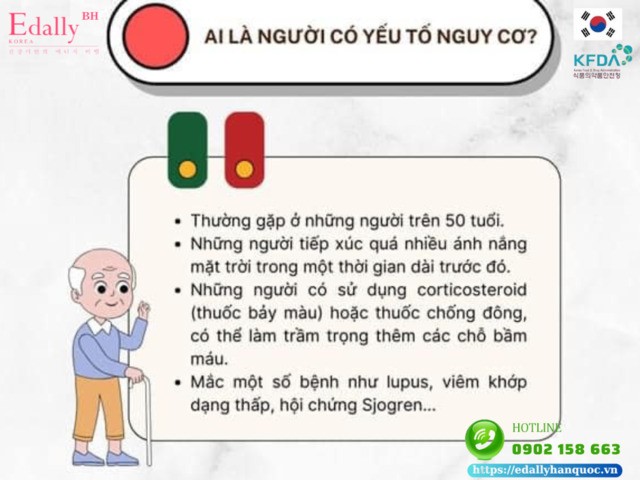 Những đối tượng có yếu tố nguy cơ bị ban xuất huyết