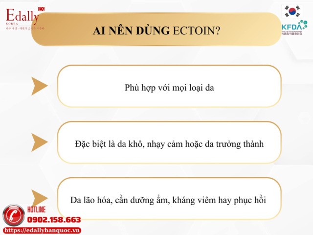 Những đối tượng nào nên dùng Ectoin để chăm sóc da?