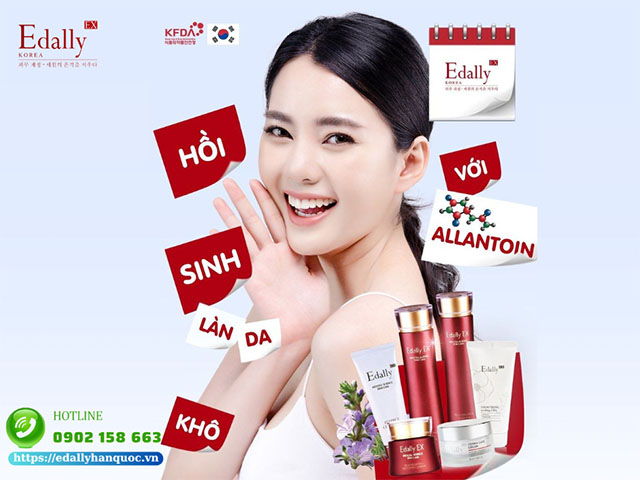 Allantoin trong Mỹ phẩm Hàn Quốc Edally EX - Bí quyết hồi sinh làn da khô ráp