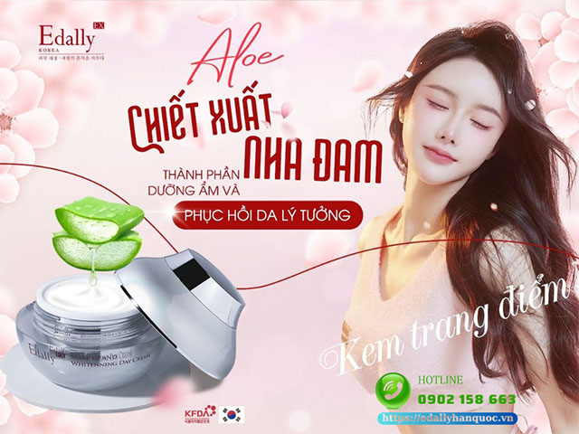 Aloe hay chiết xuất nha đam là thành phần dưỡng ẩm và phục hồi da lý tưởng