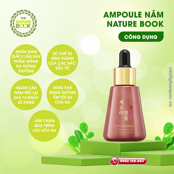 Món quà tặng ý nghĩa ngày nhà giáo Việt Nam 20/11 - Ampoule nám The Nature Book