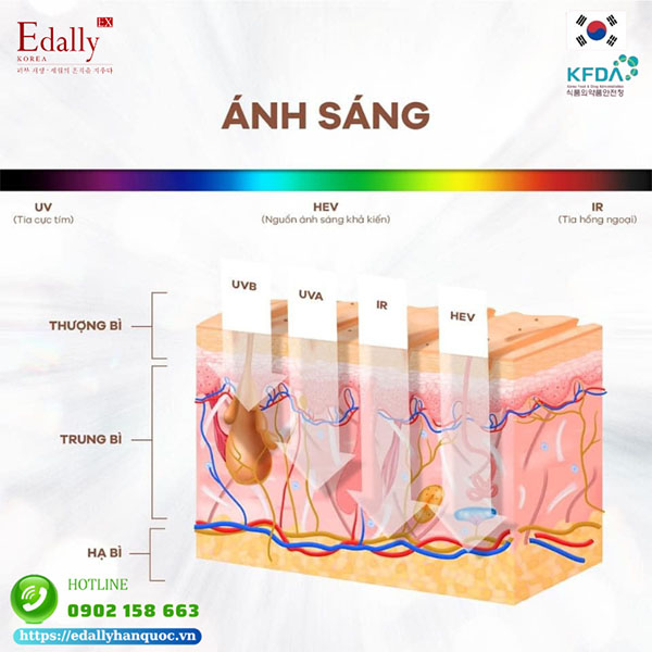 Ánh sáng là tác nhân chính dẫn đến tình trạng sạm xỉn da