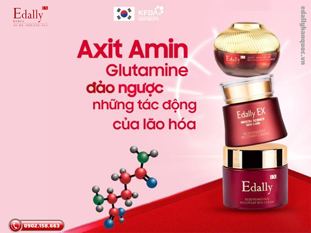 Axit amin Glutamine trong Mỹ phẩm Edally EX - Đảo ngược những tác động của lão hóa da