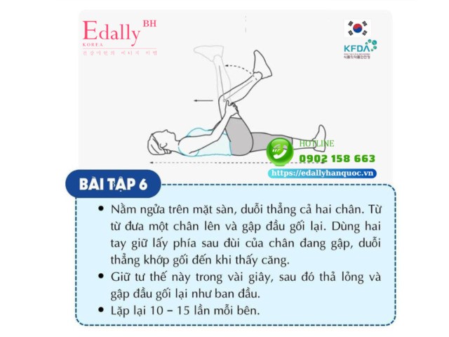 Bài tập căng cơ gân khoeo cho người bệnh viêm khớp gối mạn tính lâu năm