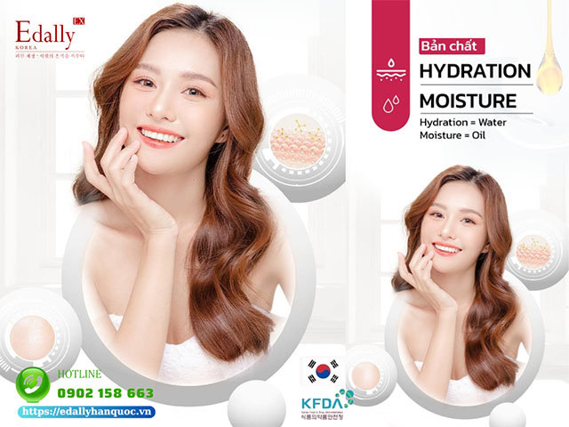 Bản chất của Hydration (nước) và Moisture (dầu)