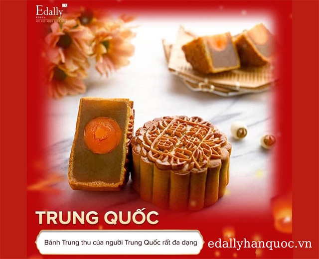 Bánh trung thu của người Trung Quốc rất đa dạng