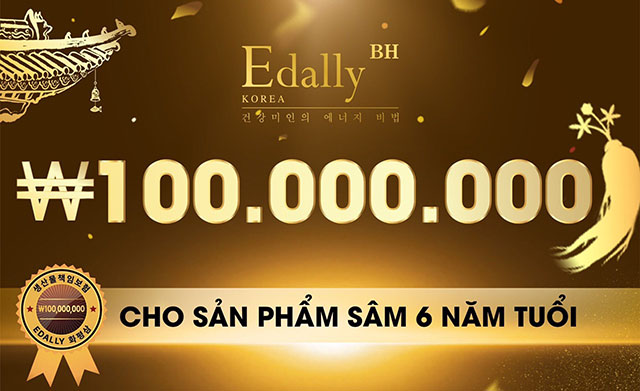 Cao Hắc sâm Hàn Quốc Edally Black Ginseng Extract Premium được bảo hiểm 100 triệu won