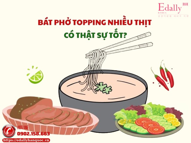 Bát phở topping nhiều thịt có thật sự tốt và cách ăn để đảm bảo sức khỏe?