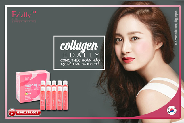 Nước uống Beauty Super Collagen Edally Hàn Quốc - Một công thức hoàn hảo tạo nên làn da tươi trẻ