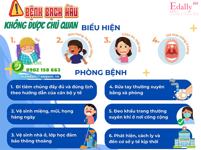 Bệnh bạch hầu - Những điều cần phải biết để phòng bệnh