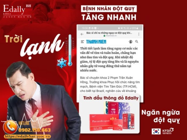 Bệnh nhân đột quỵ tăng nhanh khi trời lạnh vào mùa đông