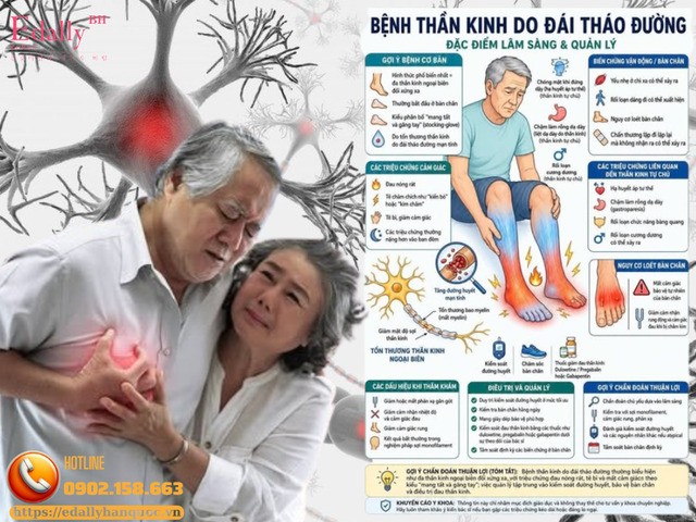 Bệnh thần kinh do đái tháo đường: Đặc điểm lâm sàng và cách quản lý