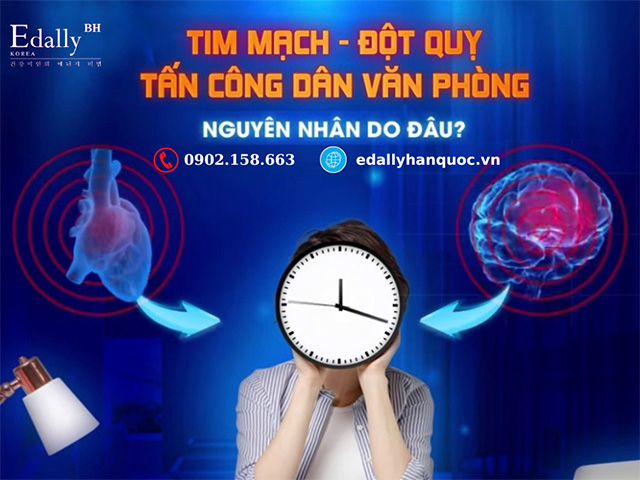 Bệnh tim mạch, đột quỵ tấn công dân văn phòng nguyên nhân do đâu?