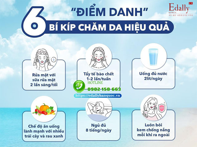 6 bí quyết vàng chăm sóc da mùa nắng nóng