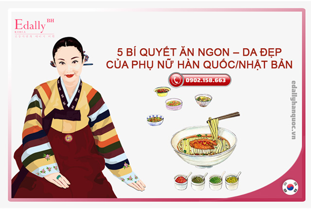 Bí quyết ăn ngon để có làn da đẹp như phụ nữ Hàn Quốc, Nhật Bản