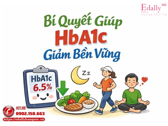 Bí quyết giúp chỉ số HbA1c giảm bền vững ở người bệnh tiểu đường