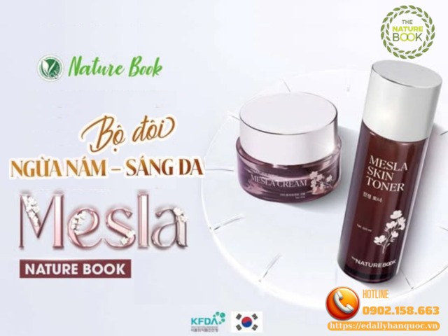 Bộ Đôi Ngừa Nám, Sáng Da Mesla The Nature Book Phiên Bản Nâng Cấp - Đã Tốt Nay Còn Tốt Hơn