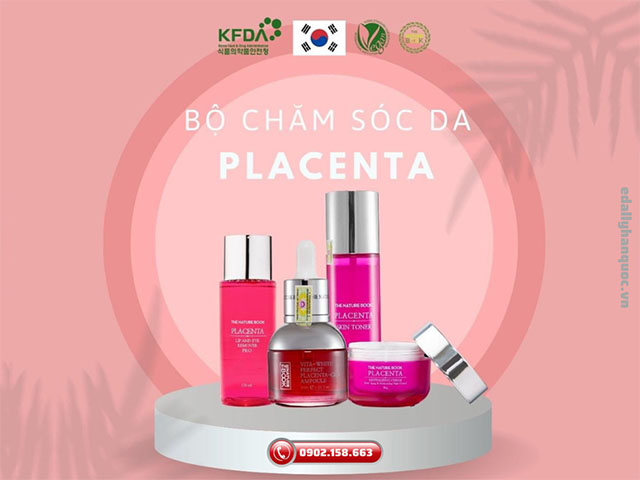 Bộ dưỡng da Placenta Nature Book - Giải pháp hoàn hảo cho làn da tươi trẻ