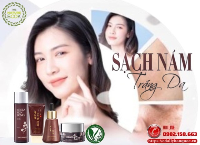 Bộ sản phẩm ngăn ngừa và đánh bay nam da The Nature Book từ Hàn Quốc