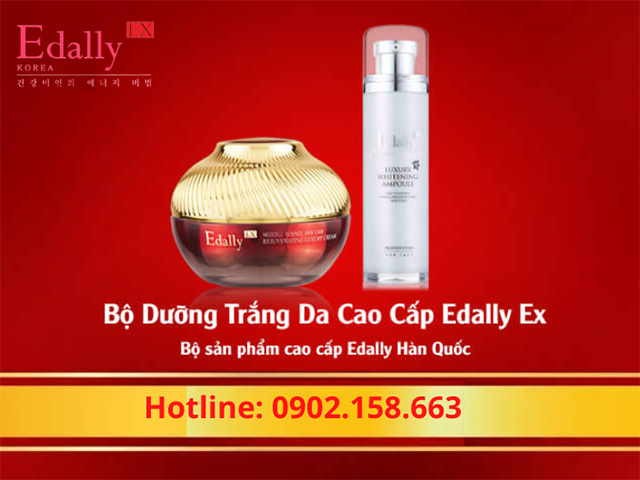 Bộ sản phẩm dưỡng trắng da cao cấp Edally EX Hàn Quốc nhập khẩu chính hãng