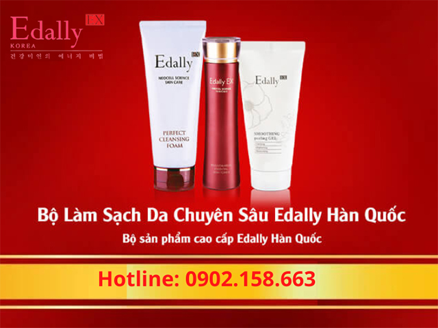 Bộ Sản Phẩm Làm Sạch Da Chuyên Sâu Edally EX Hàn Quốc