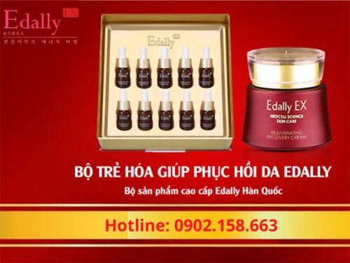 Bộ Sản Phẩm Trẻ Hóa Phục Hồi Da Edally EX Hàn Quốc