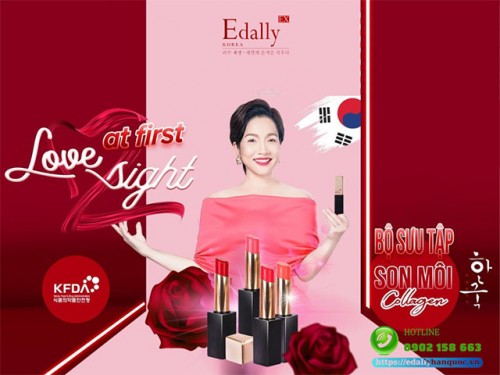 Bộ Sưu Tập Son Môi Collagen Edally EX Hàn Quốc