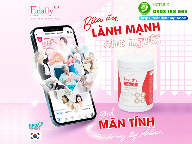 Bữa ăn lành mạnh Edally Healthy Meal - Dinh dưỡng cân bằng cho bệnh nhân tuyến giáp