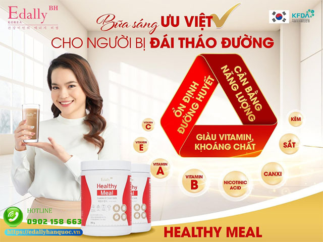 Edally Healthy Meal - Bữa sáng ưu việt cho người bệnh tiểu đường