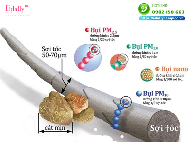 Bụi siêu mịn ảnh hưởng nghiêm trọng đến sức khỏe và làn da con người