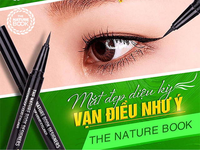 Bút kẻ mắt nước The Nature Book Hàn Quốc - Mắt đẹp diệu kỳ vạn điều như ý