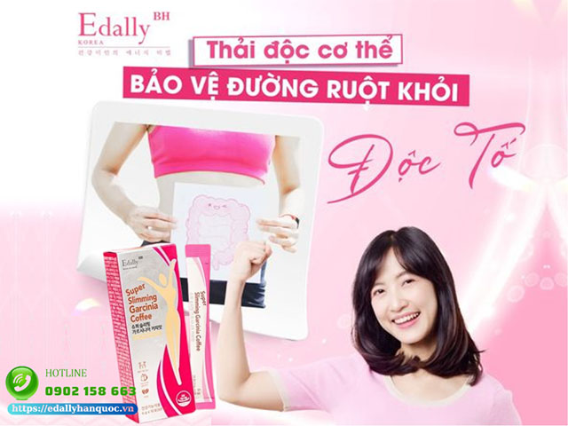 Cà phê thải độc giảm cân Edally Super Slimming Garcinia Coffee - Giải pháp thải độc đường ruột hiệu quả và an toàn