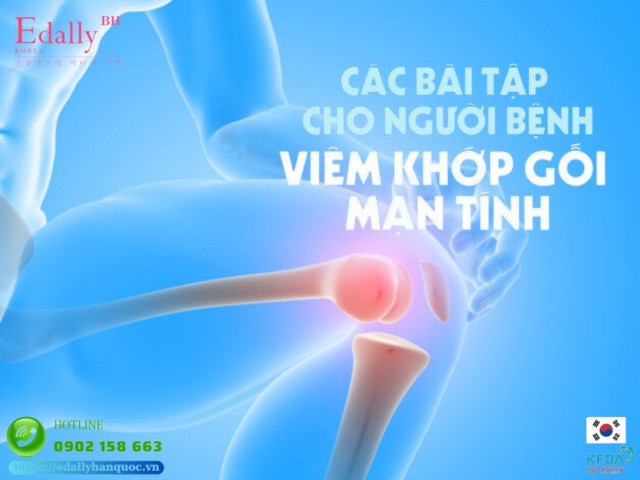 Các bài tập cho người bệnh viêm khớp gối mạn tính lâu năm