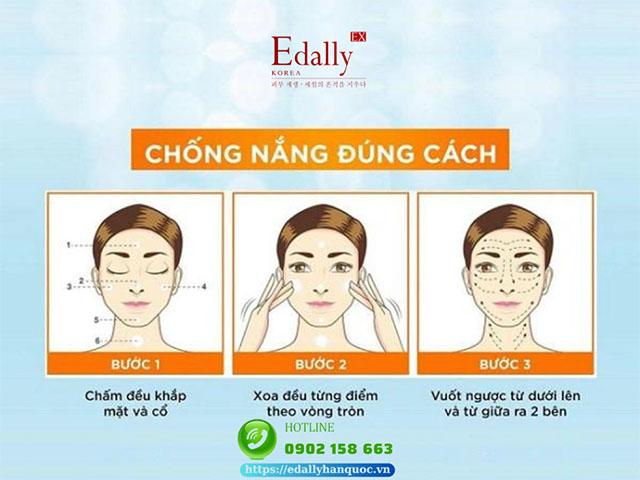 Các bước thoa kem chống nắng đúng cách và hiệu quả nhất