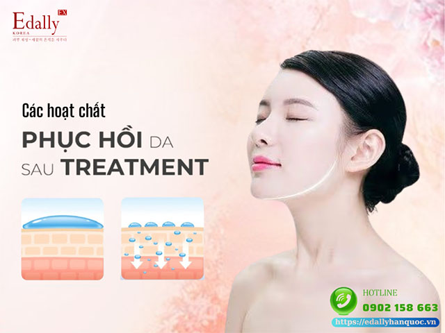 Các hoạt chất phục hồi da sau treatment nhanh chóng và hiệu quả nhất