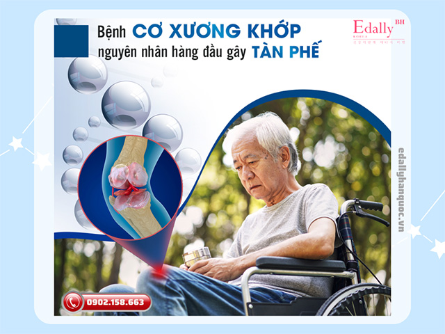 Các loại bệnh cơ xương khớp là nguyên nhân hàng đầu gây ra tàn phế