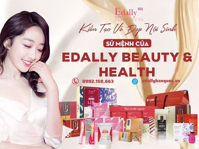 Các sản phẩm của thương hiệu Thực phẩm chức năng Hàn Quốc Edally Beauty & Health nhập khẩu chính hãng