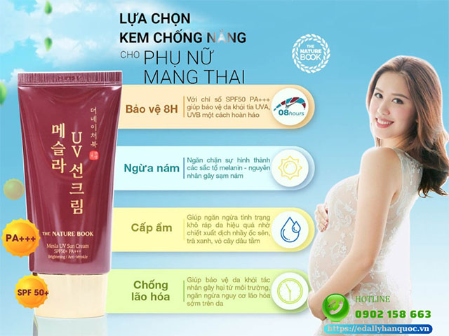 Cách chọn kem chống nắng an toàn cho phụ nữ mang thai tuyệt đối