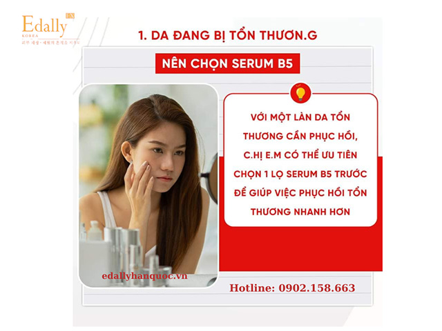 Cách lựa chọn serum cho làn da đang bị tổn thương