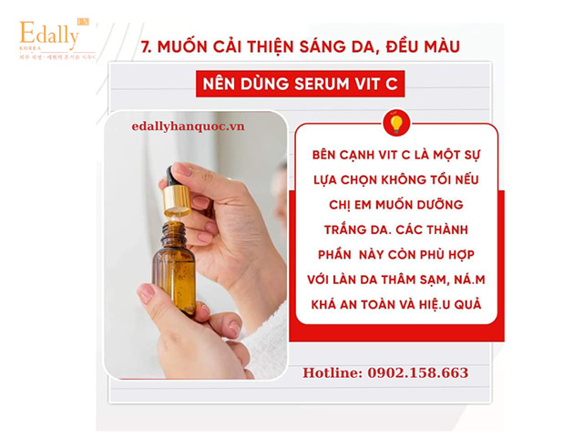 Hướng dẫn cách lựa chọn serum cho làn da thâm sạm muốn cải thiện sáng da, đều màu da