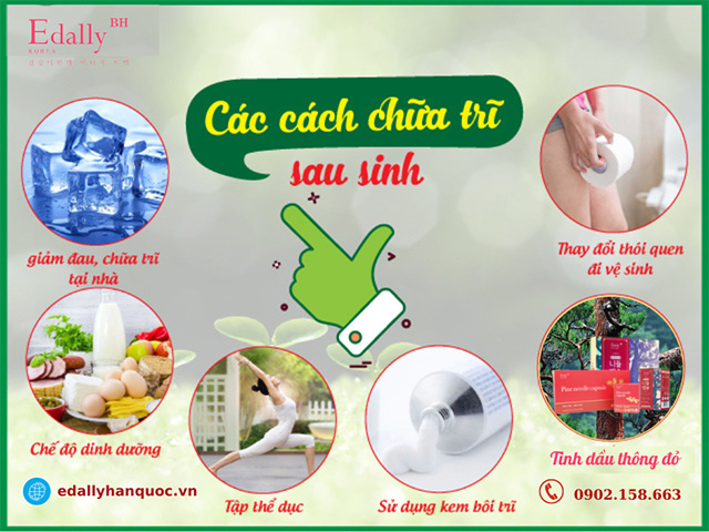 Cách chữa bệnh trĩ cho phụ nữ sau sinh tại nhà