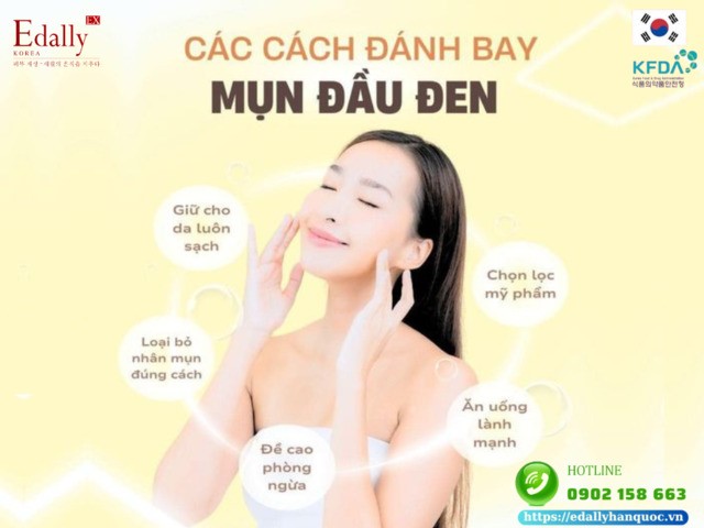 Cách đánh bay mụn đầu đen hiệu quả tại nhà không tái phát