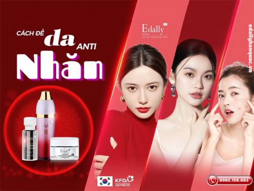 Bộ Anti Nhăn Edally EX - Bình Thường Hóa Quá Trình Da Nhăn