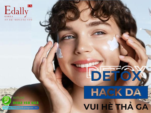 Cách detox để hack làn da vui hè thả ga